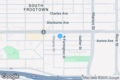 Map image of the property - 327 Aurora Ave