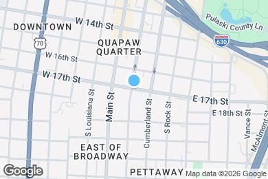 Map image of the property - 201 E 17th St