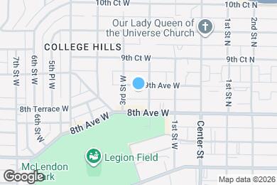 Map image of the property - 201 9th Ave W