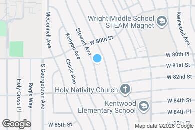 Map image of the property - 8100 Stewart Ave