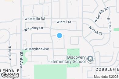 Map image of the property - 8010 W Sierra Vista Dr