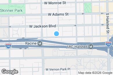 Map image of the property - 1137 W Van Buren St
