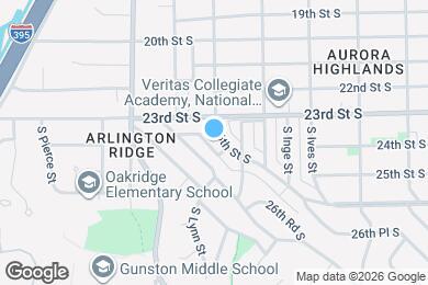 Map image of the property - 1044 26th St S