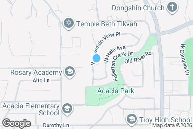 Map image of the property - 1644 N Mountain Vw