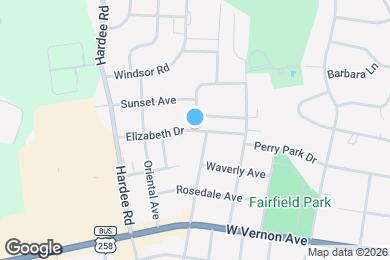 Map image of the property - 1711 Elizabeth Dr