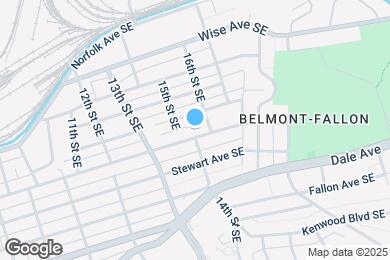 Map image of the property - 1518 Tazewell Ave SE