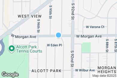 Map image of the property - 9309 W Morgan Ave