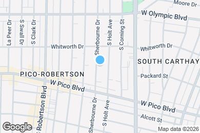 Map image of the property - 1148 S Sherbourne Dr