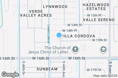 Map image of the property - 4408 W 15th St