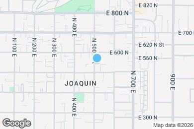 Map image of the property - 542 N 500 E