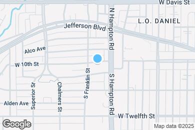 Map image of the property - 2426 W 10th St