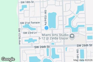 Map image of the property - 15350 SW 23rd St