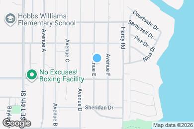 Map image of the property - 1734 Avenue E