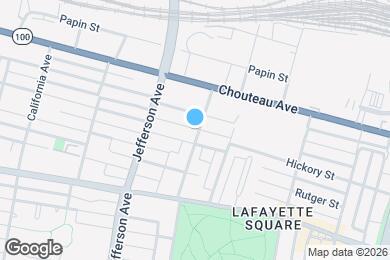 Map image of the property - 1117 Missouri Ave