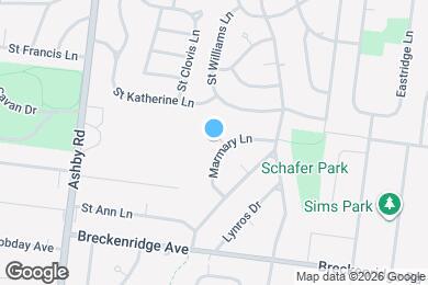 Map image of the property - 10310 Millwood Ave