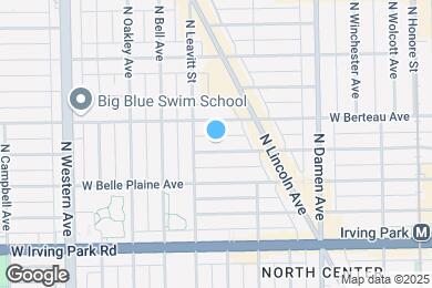 Map image of the property - 2150 W Warner Ave