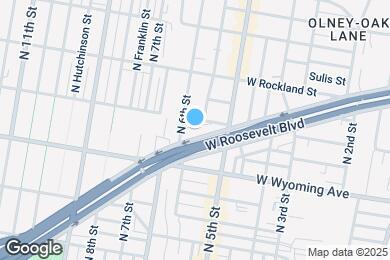 Map image of the property - 543 W Roosevelt Blvd