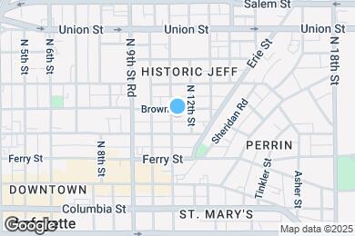 Map image of the property - 417 N 11th St
