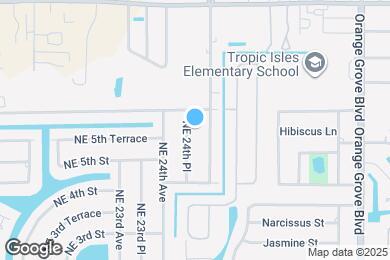 Map image of the property - 521 NE 24th Pl