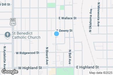 Map image of the property - 641 N Broadway Ave