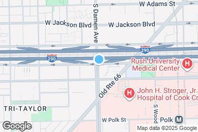 Map image of the property - 509 S Damen Ave