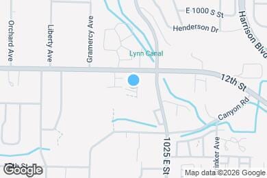 Map image of the property - 930 E 1250 S