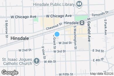 Map image of the property - 107 S Grant St
