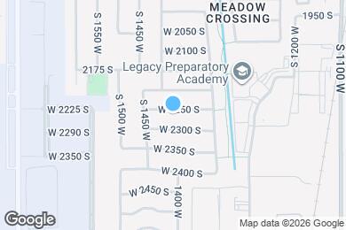 Map image of the property - 1401 W 2250 S