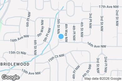 Map image of the property - 432 16th Ave NW