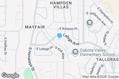 Map image of the property - 3815 S Killarney Ct