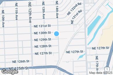 Map image of the property - 1385 NE 129th St