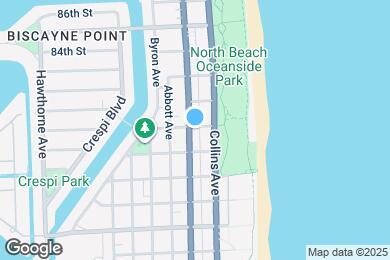 Map image of the property - 8041 Harding Ave