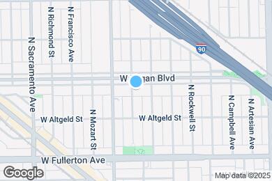 Map image of the property - 2723 W Logan Blvd