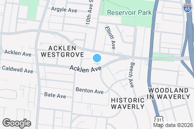Map image of the property - 914C Acklen Ave
