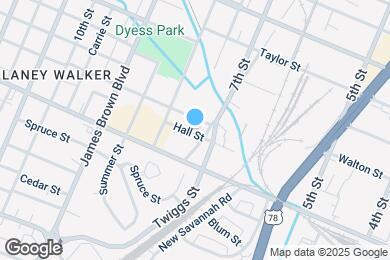 Map image of the property - 707 Hall St