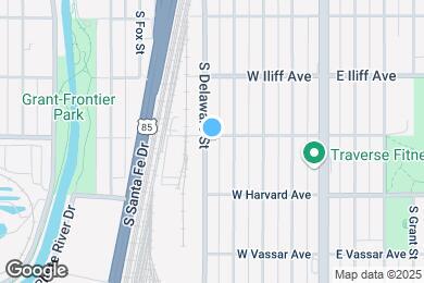 Map image of the property - 2400 S Delaware St