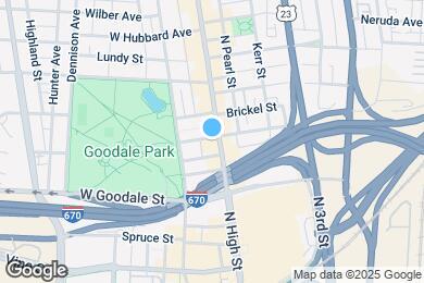 Map image of the property - 641 N High St