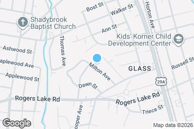 Map image of the property - 1213 Milton Ave