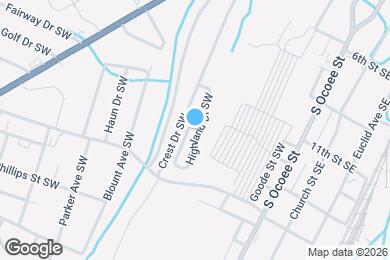 Map image of the property - 572 Highland Dr SW