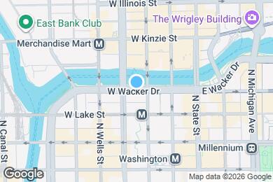 Map image of the property - 115 W Wacker Dr
