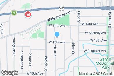 Map image of the property - 1320 Vivian St