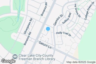 Map image of the property - 1516 Bay Area Blvd