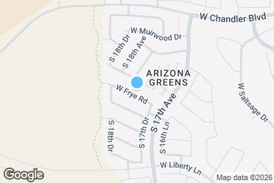 Map image of the property - 1744 W Frye Rd