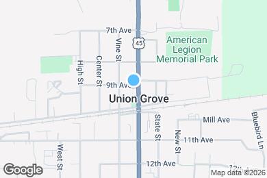 Map image of the property - 1007 9th Ave