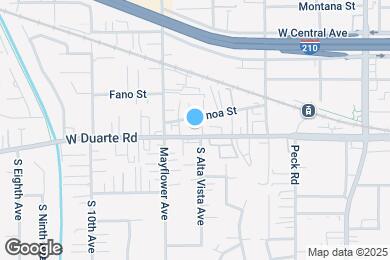 Map image of the property - 425 W Duarte Rd