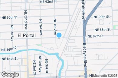 Map image of the property - 420 NE 87th St
