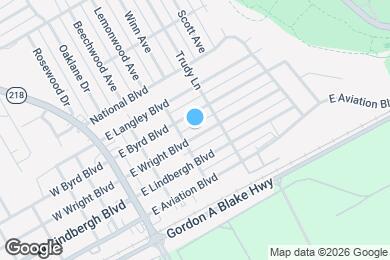 Map image of the property - 309 E Wright Blvd