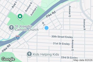 Map image of the property - 1437 29th Street Ensley