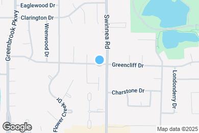 Map image of the property - 973 Greencliff Dr