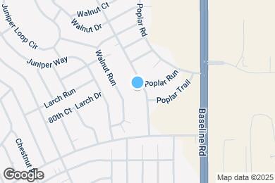 Map image of the property - 36 Walnut Rd